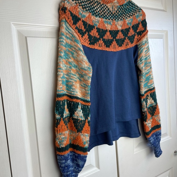 Free People Swit the Small Stuff Mock Neck Sweater - Picture 6 of 10